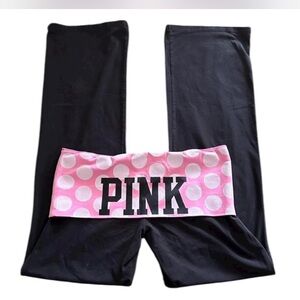 VS Pink Fold Over Leggings
